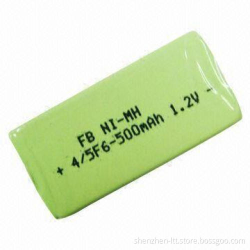 50mAh Ni-MH Prismatic Rechargeable Battery with 1.2V Nominal Voltage